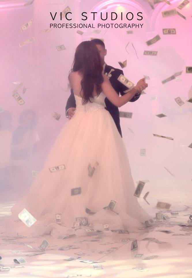 Armenian Wedding Tradition: Throwing Money