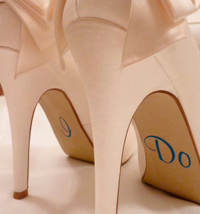 Bridal Shoe Decals