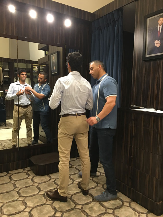 JB Clothiers Shant's First Fitting