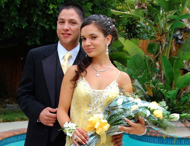 Christine Brungard and Victor Ibarra at Prom