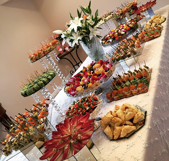 Food catering for morning of wedding