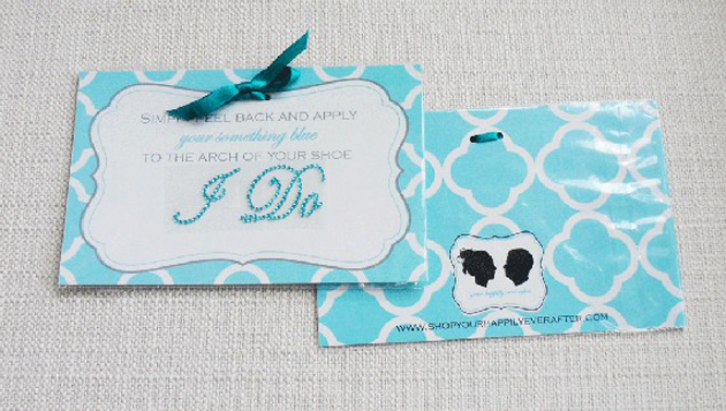 I Do Wedding Shoe Stickers