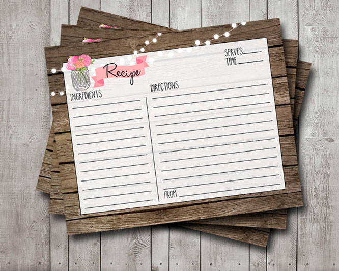 Bridal Shower Games Recipe 