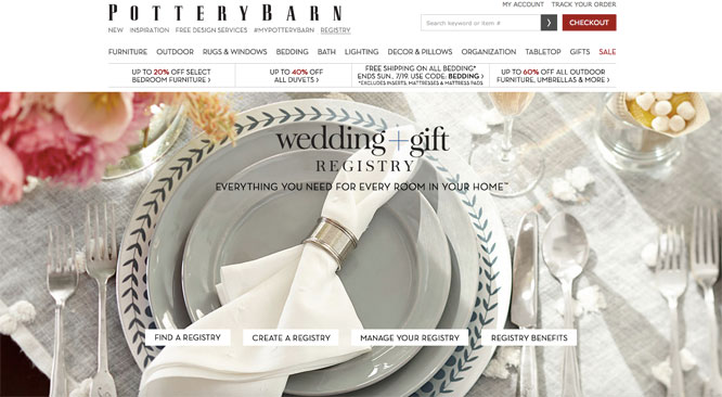 wedding registry