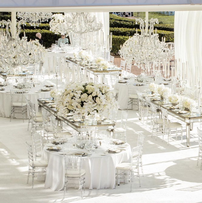 Wedding centerpieces by whitelilac inc