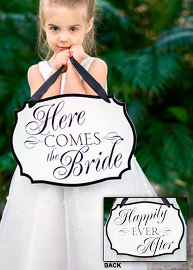 flower girl signs
