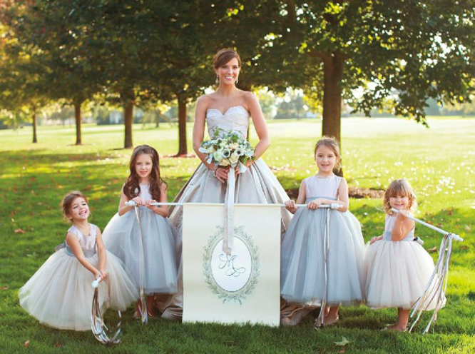 Flower girl monograms