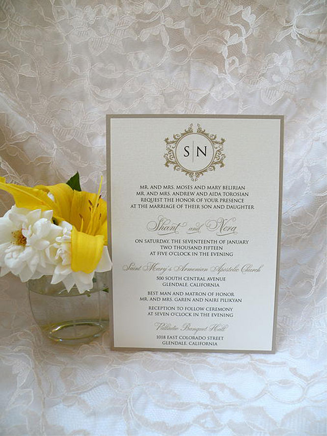 invitation trends monograms