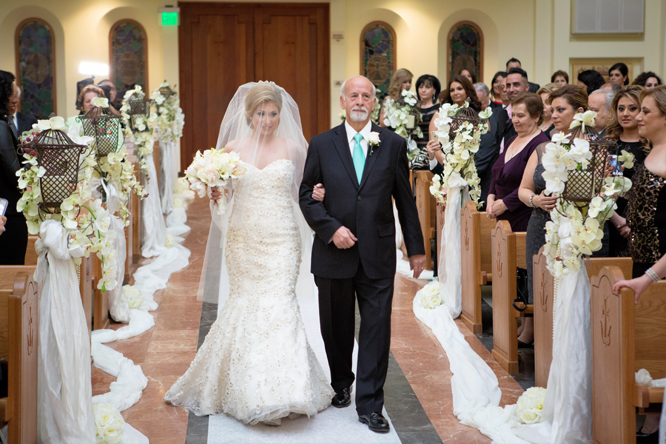 Anashae's ceremony entrance 