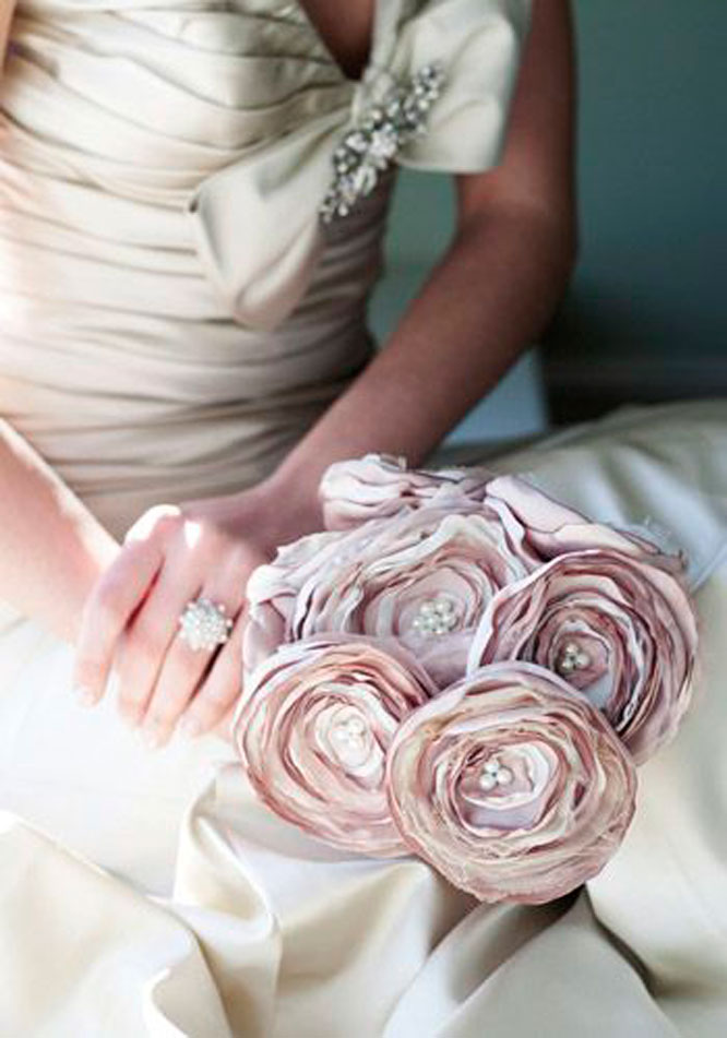 Ribbons Bridal Bouquet