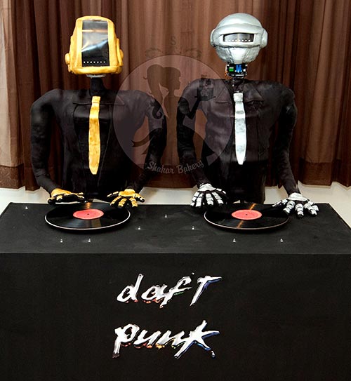 Daft Punk Tribute Cake